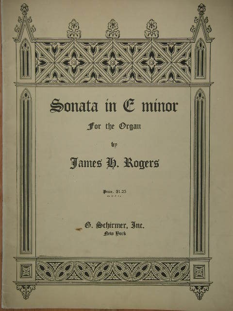 Sonata in C Minor for Organ