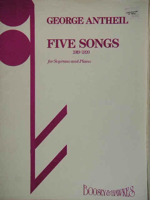 Five Songs 1919-1920