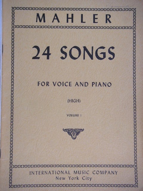 ALBUM: 24 Songs for High Voice and Piano, Volume I