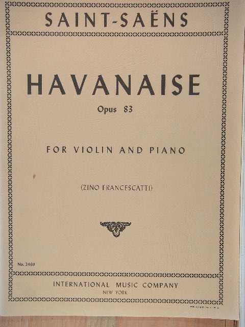Havanaise Op.83