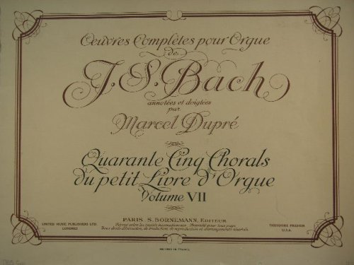 Complete Works for Organ: 45 Chorales (Volume 7)