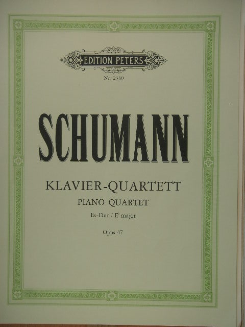 Piano Quartet in E-flat major, Op. 47