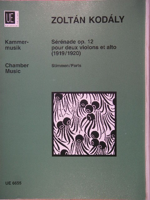 Serenade for String Trio, Op. 12
