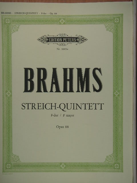 Streich-Quintet in F major, Op. 88