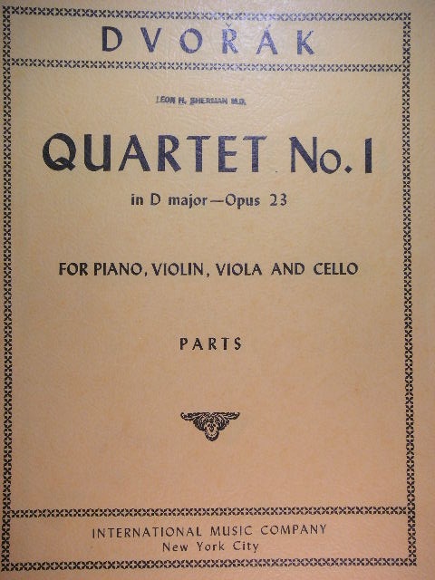 Quartet No. 1 in D Major, Op. 23