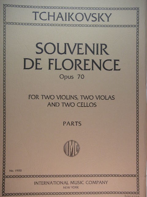 Souvenir de Florence, Op. 70