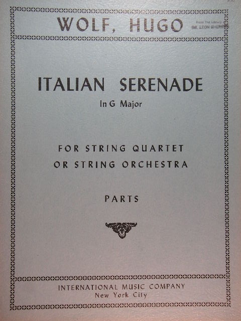 Italian Serenade in G Major