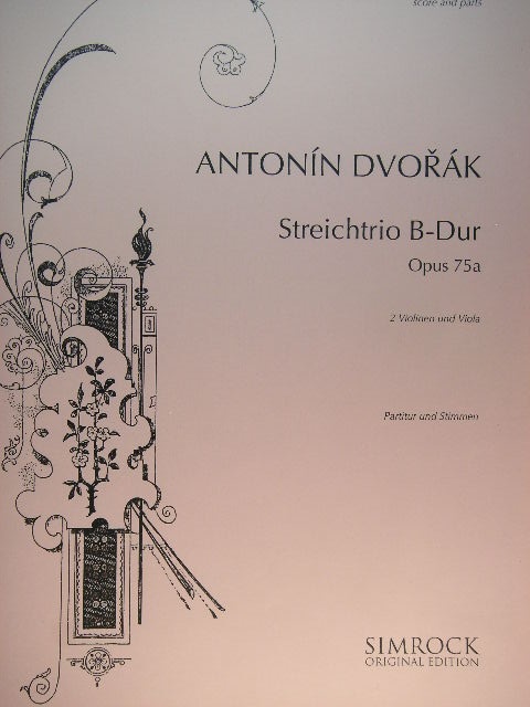 Streichtrio B-Dur, Op. 75a