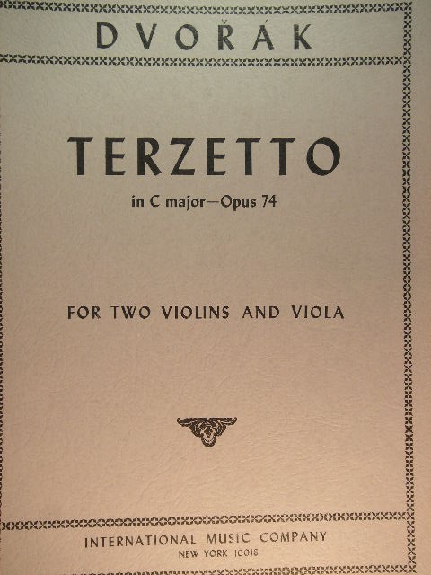 Terzetto in C Major, Op. 74