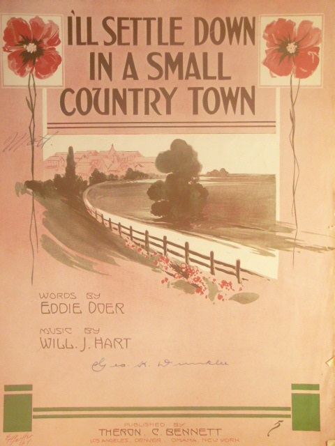I'll Settle down in a Small Country Town