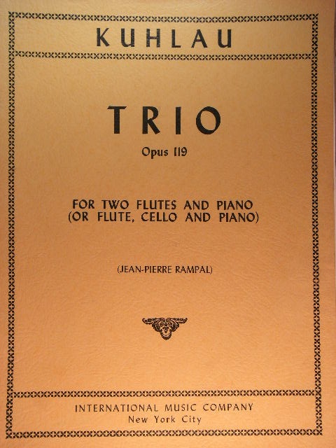 Trio Op. 119 for Two Flutes and Piano