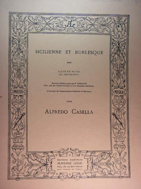 Sicilienne et Burlesque