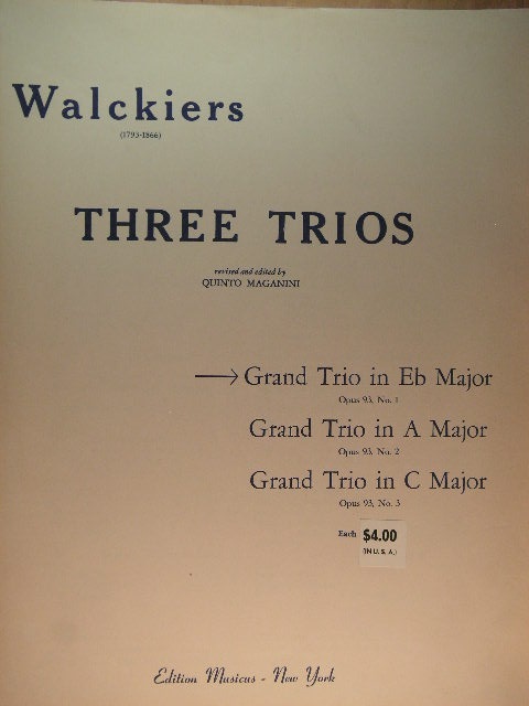 Grand Trio in E-flat Major Op. 93, No. 1