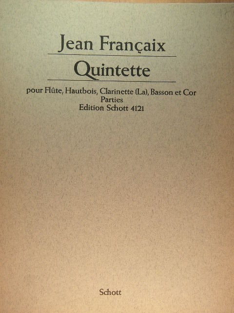 Quintette (for Wind Ensemble)