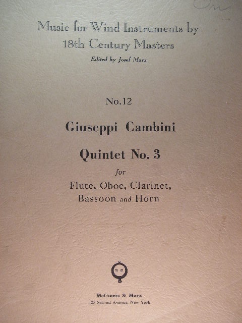Quintet No. 3 (for Wind Ensemble)