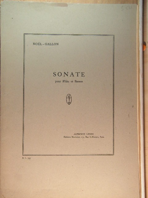 Sonate for Flute and Bassoon