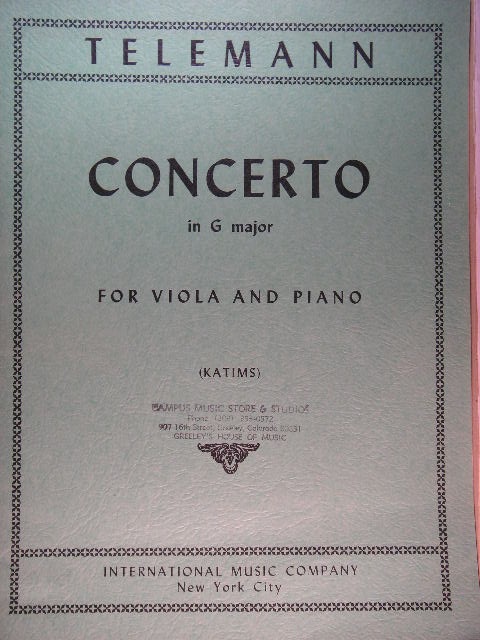 Viola Concerto in G-major