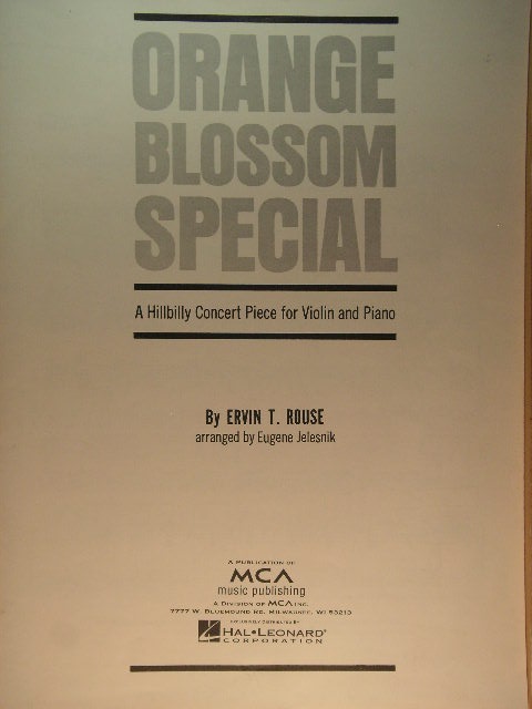 Orange Blossom Special