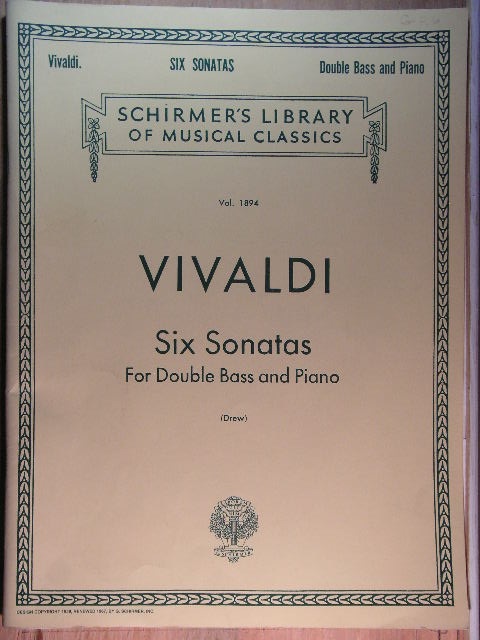 ALBUM: Six sonatas for Double Bass and Piano