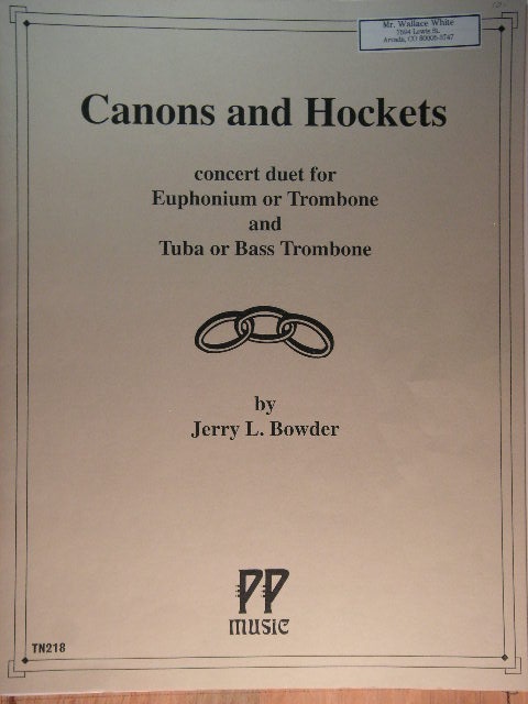Canons and Hockets
