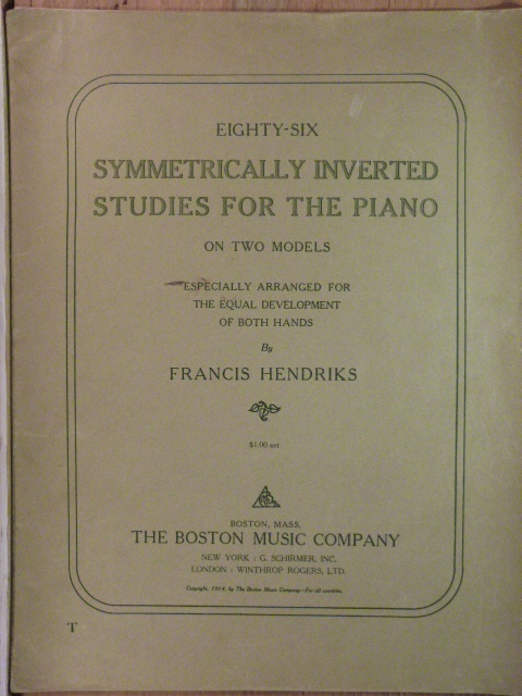 86 Symmetrically Inverted Studies for the Piano
