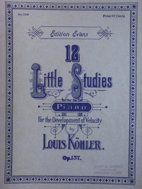12 Little Studies for the Development of Velocity Op. 157