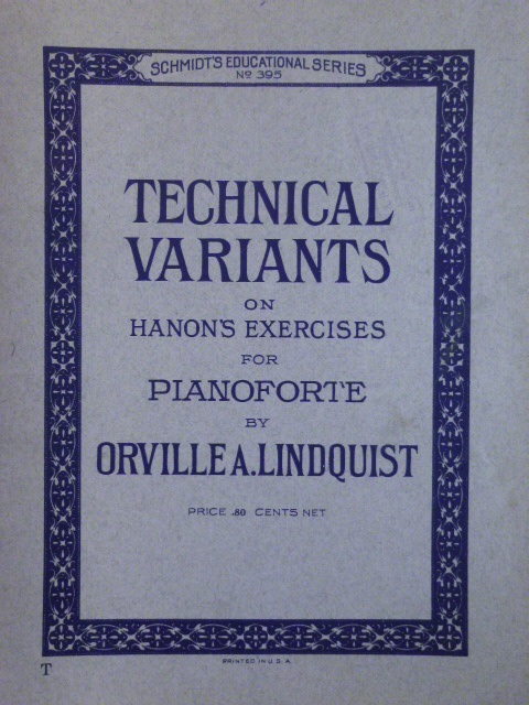 Technical Variants on Hanon's Exercises