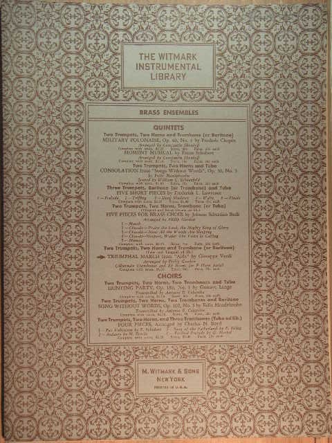 Triumphal March from 