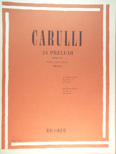 24 Preludi per Chitarra Op. 114