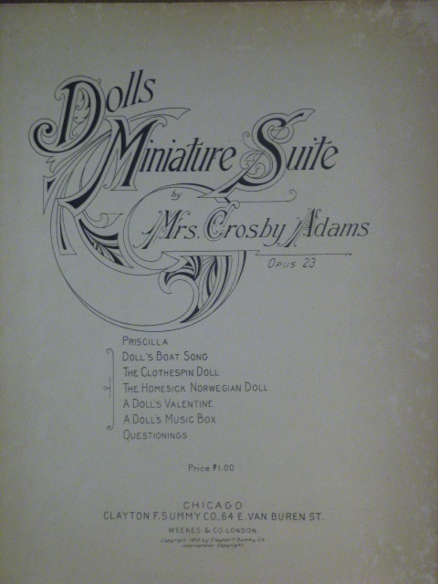 Dolls Miniature Suite Op. 23