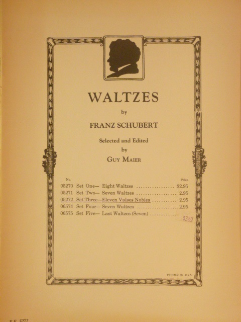 Collection: Waltzes (Set 3 and 4)
