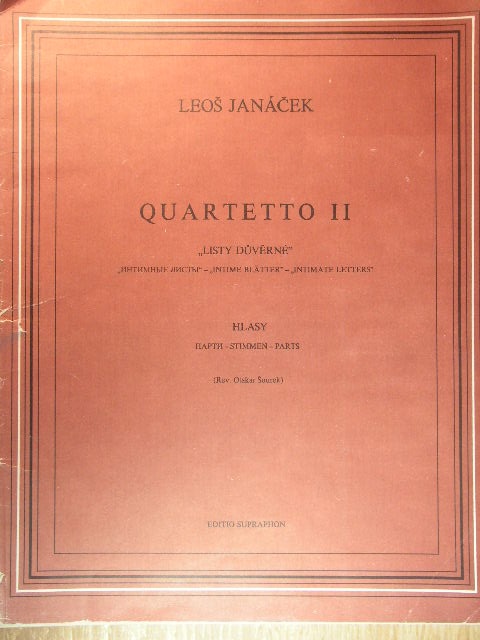 Quartet No. 2 Intimate Letters