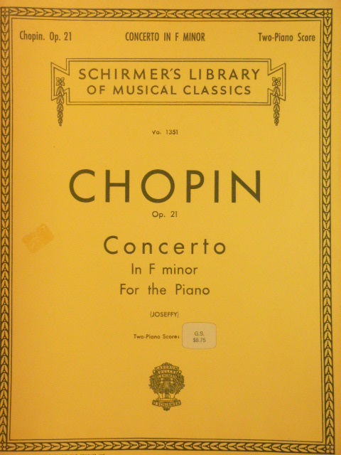 Piano Concerto in F minor Op 21