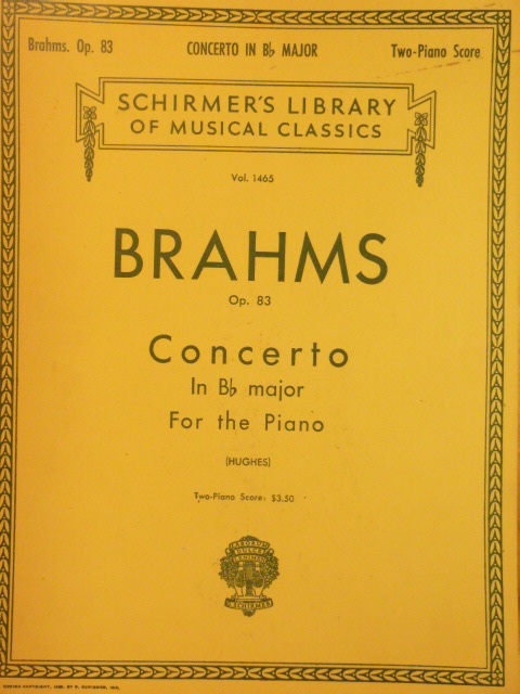 Piano Concerto in B flat major Op 83