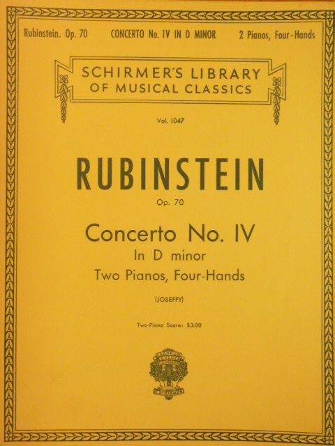 Piano Concerto No. IV in D minor Op 70