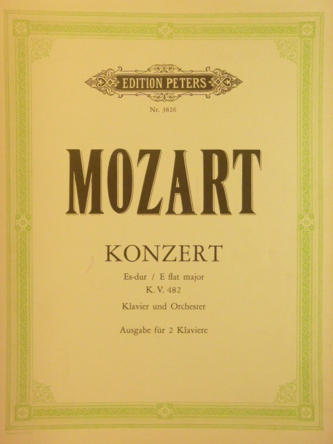 Piano Concerto E flat major KV 482