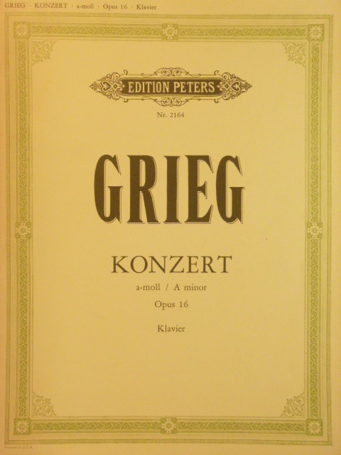 Piano Concerto A minor Op 16