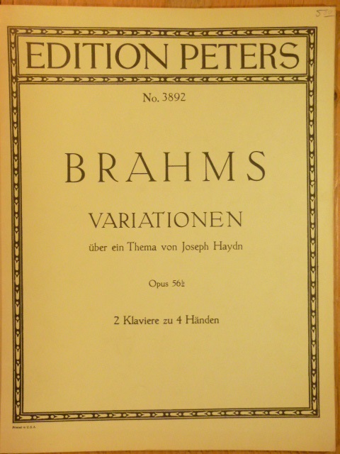 Variations on a Theme by Haydn Op. 56b