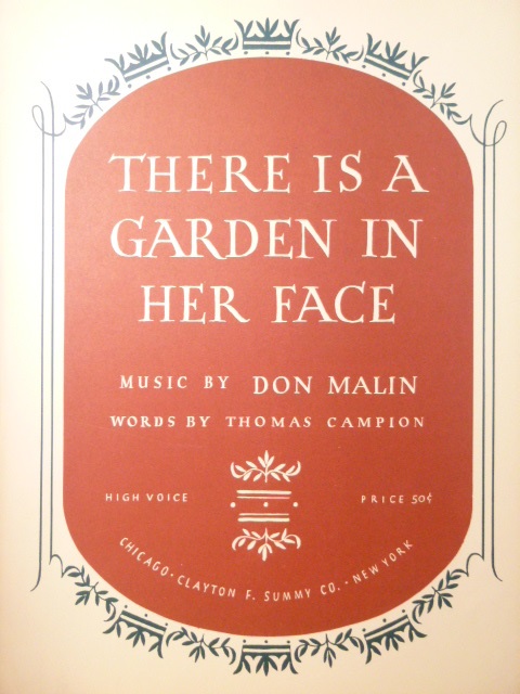 There is a Garden in Her Face