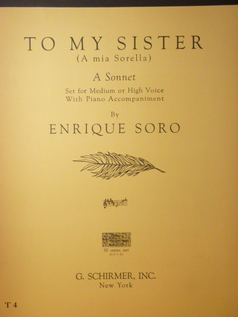 To My Sister