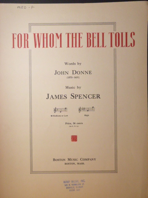 For Whom the Bell Tolls