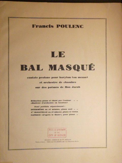 Le Bal Masque