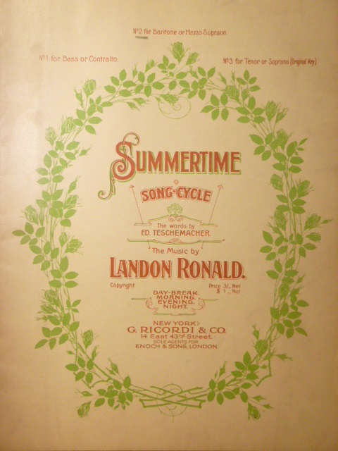 Summertime (Song-Cycle)