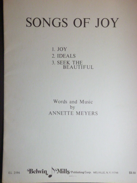 Songs of Joy