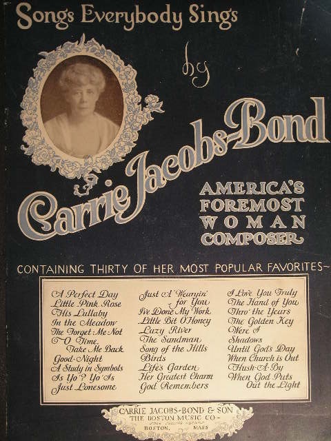 ALBUM: Songs everybody Sings by Carrie Jacobs-Bond