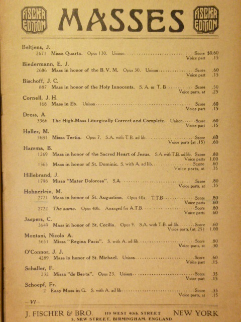 Mass in Honor of St. Augustine