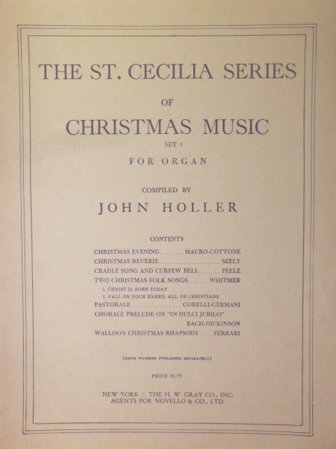 ALBUM: The St. Cecilia Series of Christmas Music