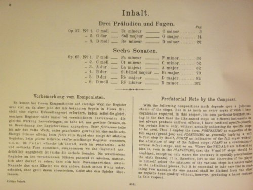 ALBUM: Kompositionen fur die Orgel, Op. 37