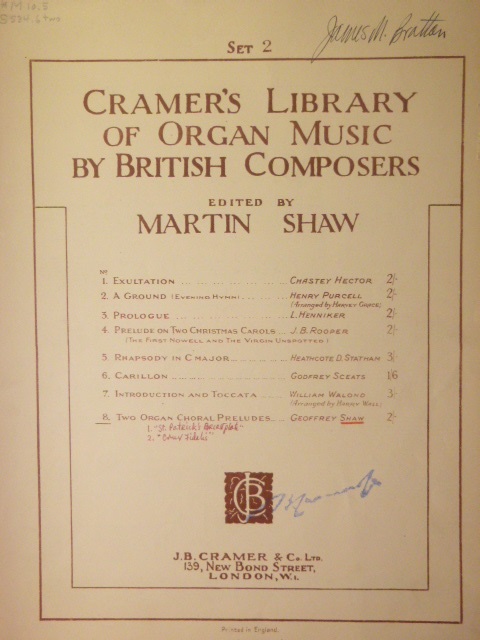 Two Organ Choral Preludes