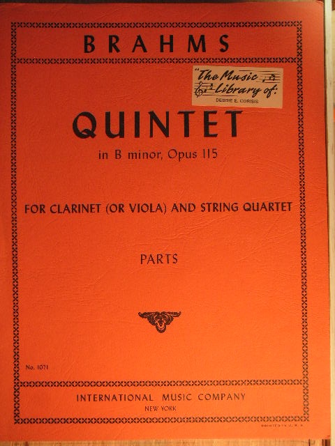 Quintet in B minor, Op. 115